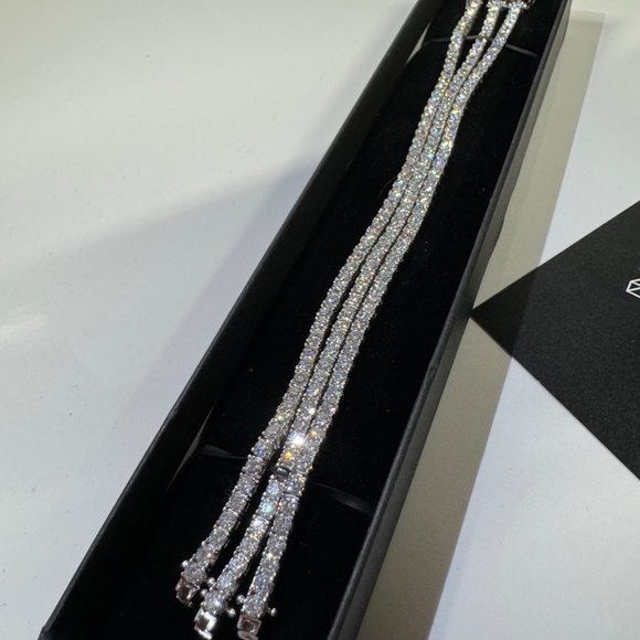 Diamond Bracelet Moissanite - Picture 5 of 9